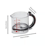 Chefiora™ 4-in-1 Adjustable Measuring Cup – Multi-Functional Kitchen Measuring Cube with Scraper Base