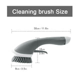 Chefiore™ Automatic Dishwashing Brush with Removable Handle – Effortless Cleaning & Hygienic Design
