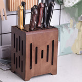 Chefiore™ Wall-Mounted Ventilated Kitchen Knife Holder – Space-Saving & Hygienic Knife Organizer