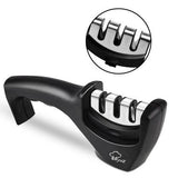 Cheﬁora™ Diamond & Tungsten Steel Knife Sharpener