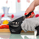 Cheﬁora™ Diamond & Tungsten Steel Knife Sharpener