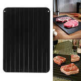 Cheﬁora™ Fast Defrosting Tray – Quick Thaw Aluminum Plate for Safe & Natural Food Defrosting