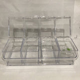 Chefiore™ Transparent Acrylic Kitchen Spice Box – Multi-Compartment Organizer
