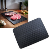 Cheﬁora™ Fast Defrosting Tray – Quick Thaw Aluminum Plate for Safe & Natural Food Defrosting